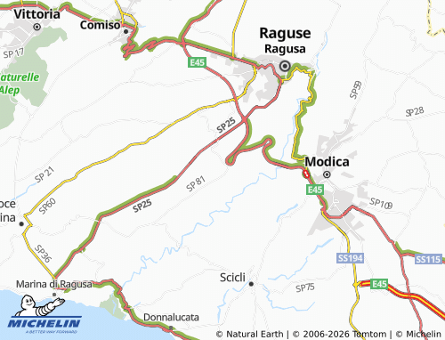 Mapa MICHELIN Pizzillo - ViaMichelin