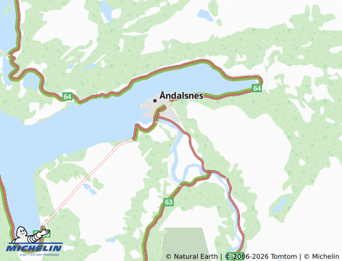 MICHELIN Setnesmoen map - ViaMichelin