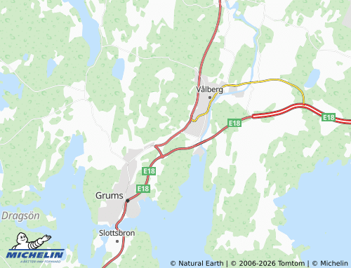 Carte MICHELIN Medskog - ViaMichelin