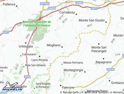 Mappa MICHELIN Mogliano - ViaMichelin