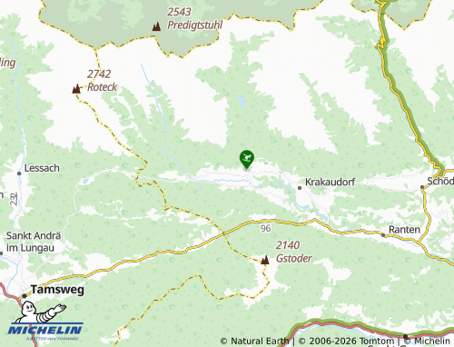 MICHELIN Krakauebene map - ViaMichelin