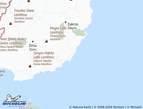 Mappa MICHELIN Xerokampos - ViaMichelin