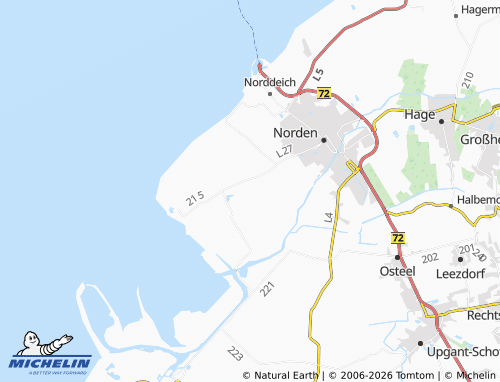 MICHELIN Westermarsch map - ViaMichelin