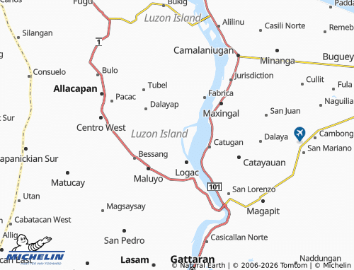 MICHELIN Malanao map - ViaMichelin