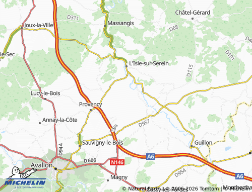 Carte MICHELIN Buisson - ViaMichelin
