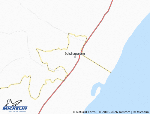 MICHELIN Ichchapuram map - ViaMichelin