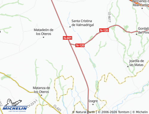 MICHELIN Valverde-Enrique map - ViaMichelin