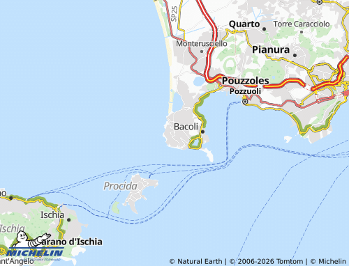 MICHELIN Monte di Procida map - ViaMichelin