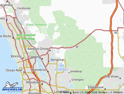 MICHELIN Pinjar map - ViaMichelin