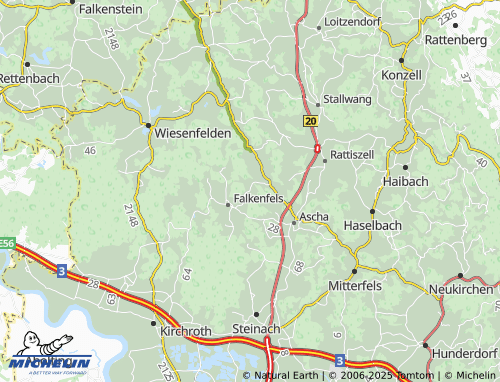 Carte MICHELIN Riederszell - ViaMichelin