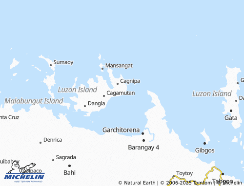 MICHELIN Burabod map - ViaMichelin