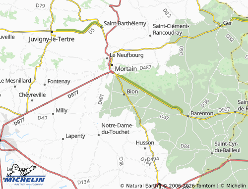 MICHELIN-Landkarte Bion - ViaMichelin