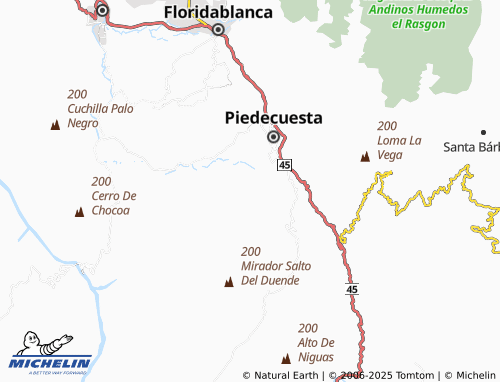 MICHELIN El Guamo map - ViaMichelin