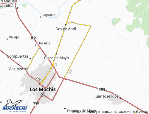 MICHELIN-Landkarte La Arrocera - ViaMichelin