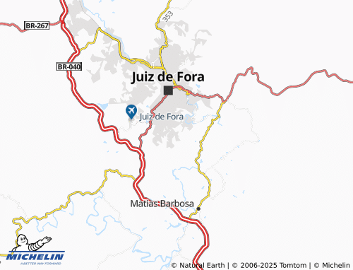 MICHELIN São Geraldo map - ViaMichelin
