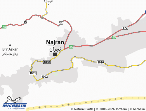 MICHELIN-Landkarte Bi'r Abayn - ViaMichelin