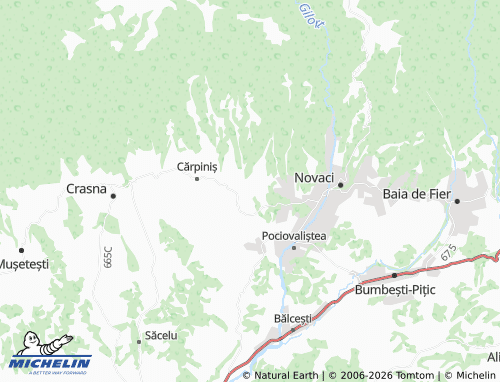 Mappa MICHELIN Aninișu Din Deal - ViaMichelin