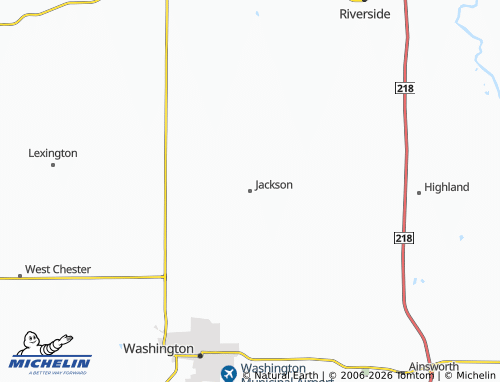 Mappa MICHELIN Jackson - ViaMichelin