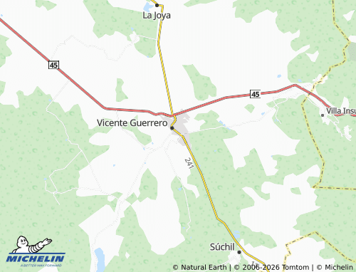 MICHELIN-Landkarte Ejidal - ViaMichelin