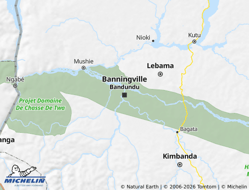 Mappa MICHELIN Bandundu - ViaMichelin
