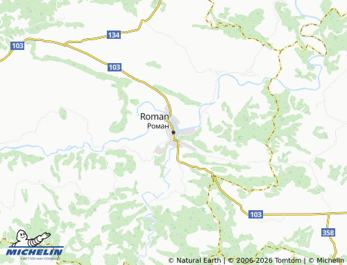 MICHELIN-Landkarte Roman - ViaMichelin