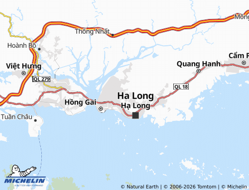 MICHELIN Hà Lầm map - ViaMichelin