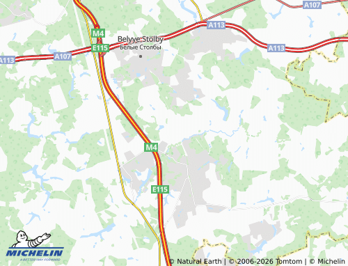 Carte MICHELIN Staroye - ViaMichelin