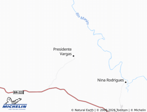 Carte MICHELIN Presidente Vargas - ViaMichelin