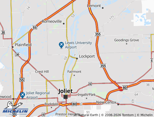 Mappa MICHELIN Lockport - ViaMichelin