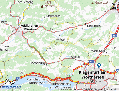 MICHELIN Nußberg map - ViaMichelin
