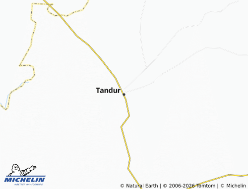 MICHELIN-Landkarte Tandur - ViaMichelin