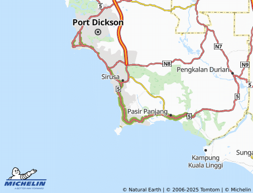 MICHELIN Taman Layaran map - ViaMichelin