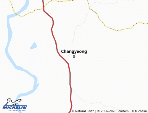 Mappa MICHELIN Changyeong - ViaMichelin