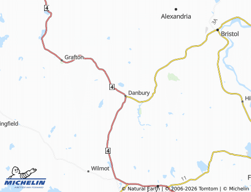 Mapa MICHELIN Danbury - ViaMichelin
