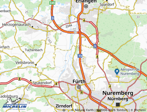 MICHELIN Mannhof map - ViaMichelin