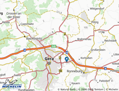 Mapa MICHELIN Röpsen - ViaMichelin