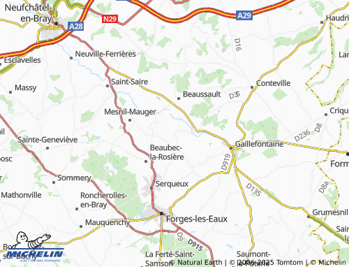 Mappa MICHELIN Compainville - ViaMichelin
