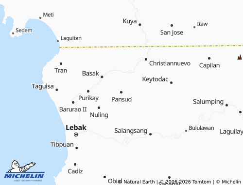 MICHELIN Pansud map - ViaMichelin