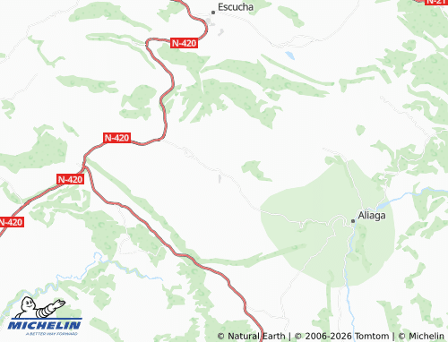 MICHELIN Jarque de la Val map - ViaMichelin