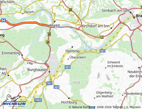 MICHELIN Mühltal map - ViaMichelin