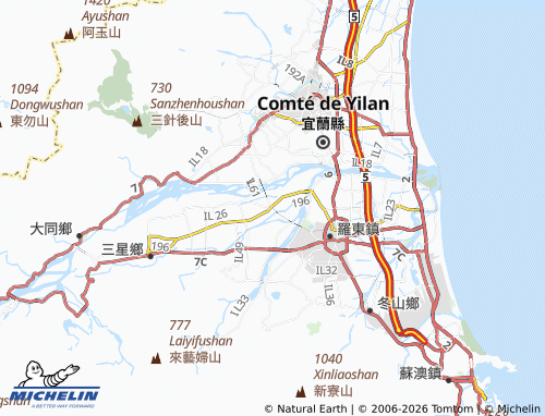 Kaart MICHELIN da zhou - ViaMichelin