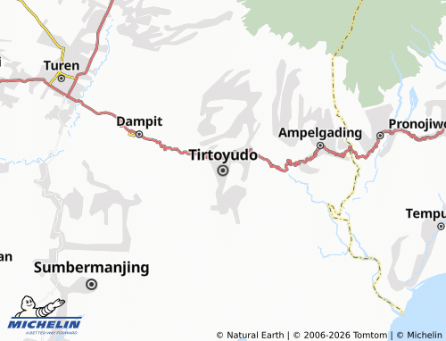 MICHELIN Tirtoyudo map - ViaMichelin