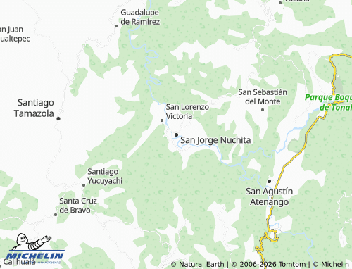 Mappa MICHELIN San Jorge Nuchita - ViaMichelin