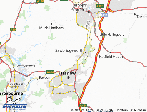 Mappa MICHELIN High Wych - ViaMichelin
