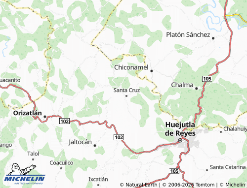 Kaart MICHELIN Valle Verde - ViaMichelin