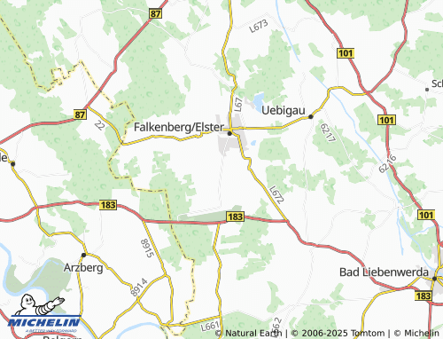 MICHELIN Siedlung map - ViaMichelin