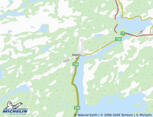 MICHELIN Malm map - ViaMichelin