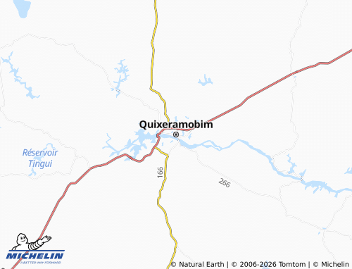 Mappa MICHELIN Quixeramobim - ViaMichelin
