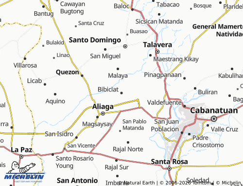 MICHELIN Bibiclat map - ViaMichelin