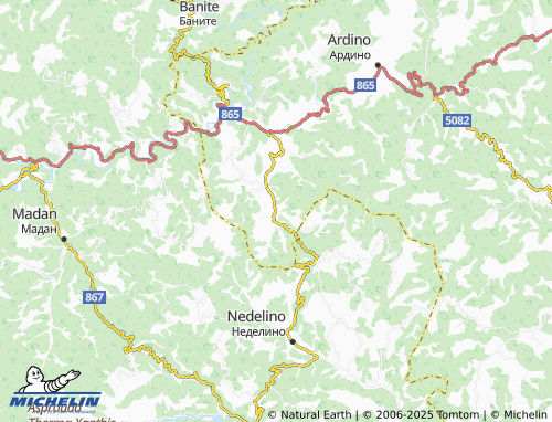 MICHELIN Padina map - ViaMichelin